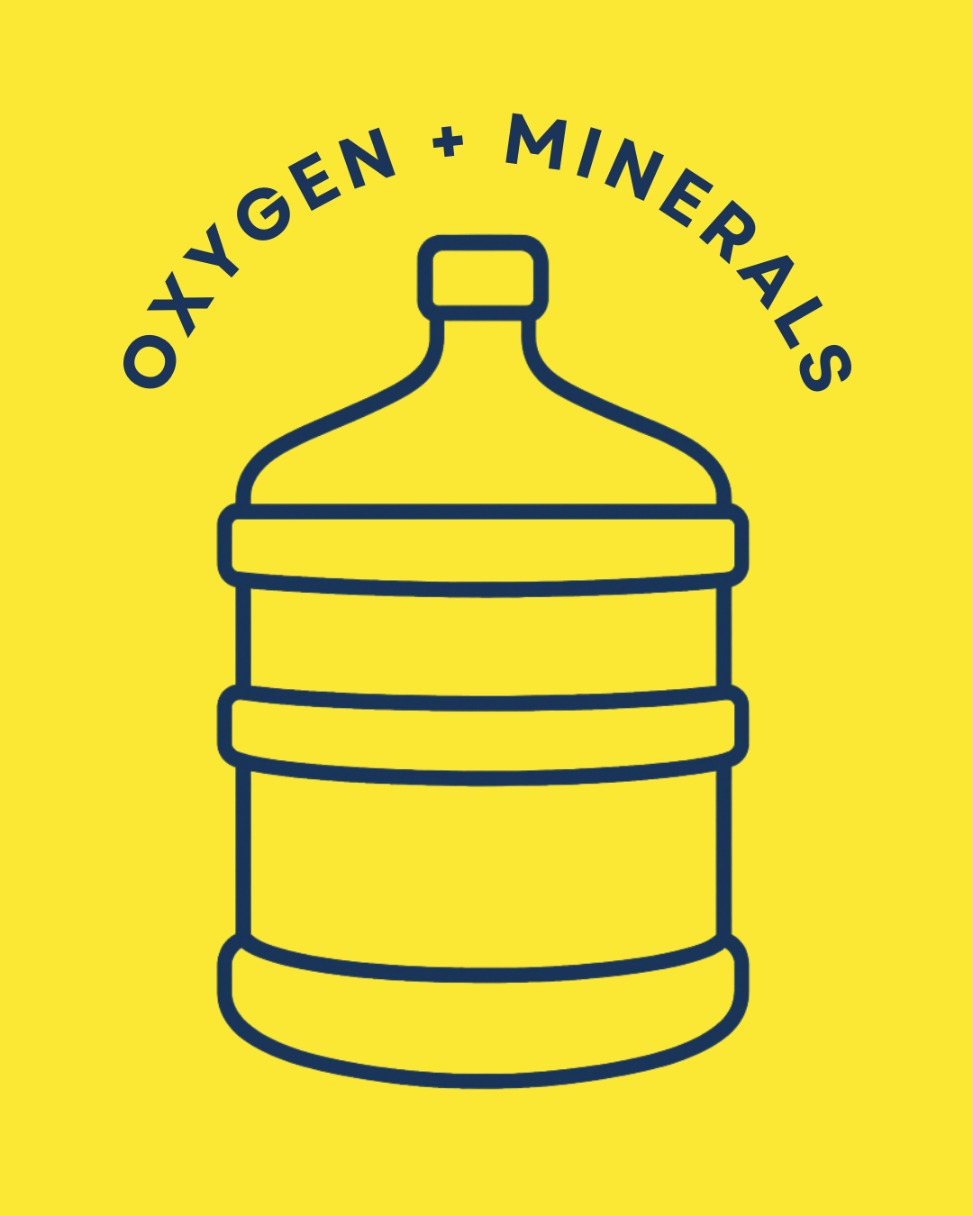 3x 5-Gallon Oxygen+Mineral Water Delivery (15g)