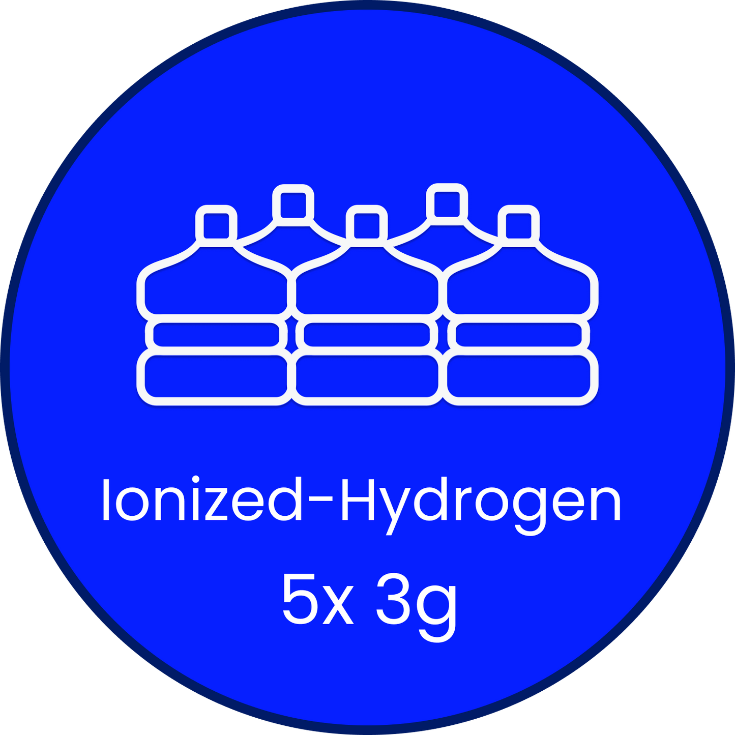 5x3-Gallon Ionized-Hydrogen Water Delivery (15g)