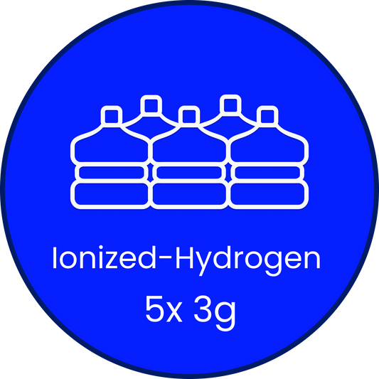 5x3-Gallon Ionized-Hydrogen Water Delivery (15g)