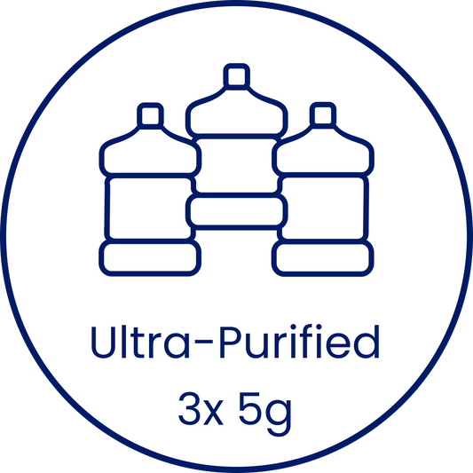 3x 5g Ultra-Purified (15g)