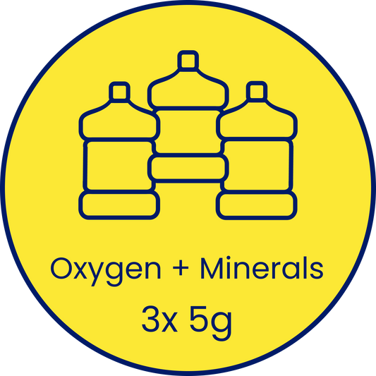 3x 5g Oxygen+Mineral Water (15g)
