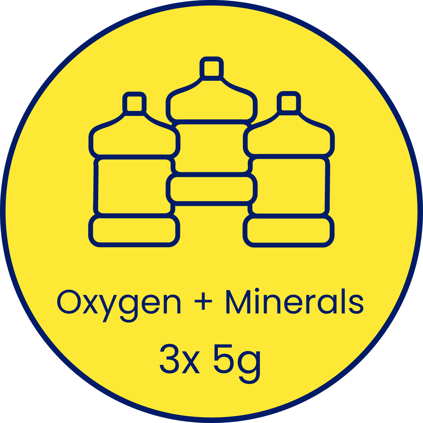 3x 5g Oxygen+Mineral Water (15g)