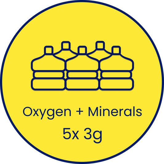 5x 3-Gallon Oxygen+Mineral Water Delivery (15g)