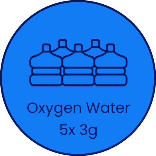 5x 3-Gallon Oxygen Water Delivery (15g)