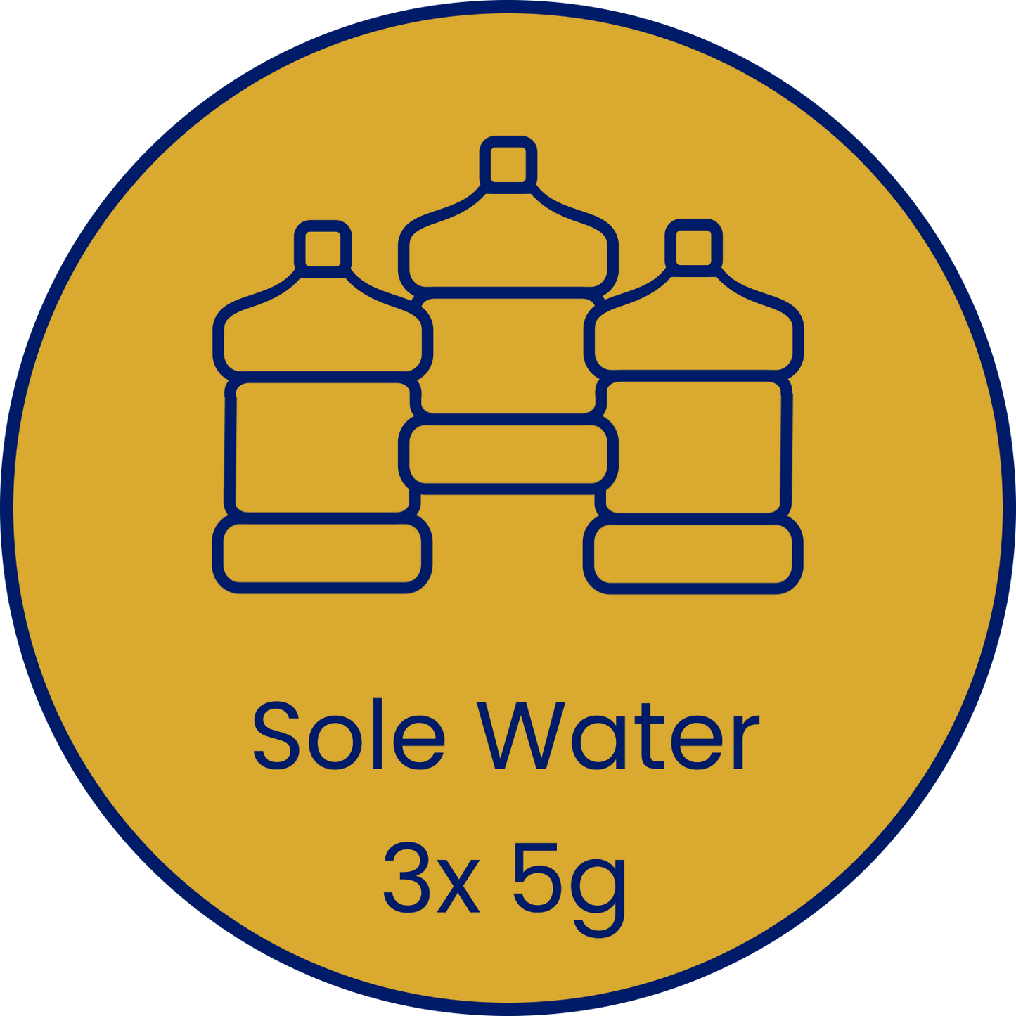 3x 5g Sole Water (15g)