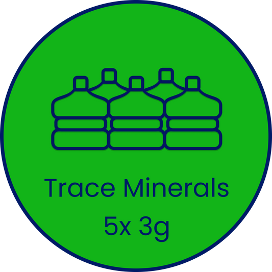 5x 3-Gallon Trace Mineral Water Delivery (15g)