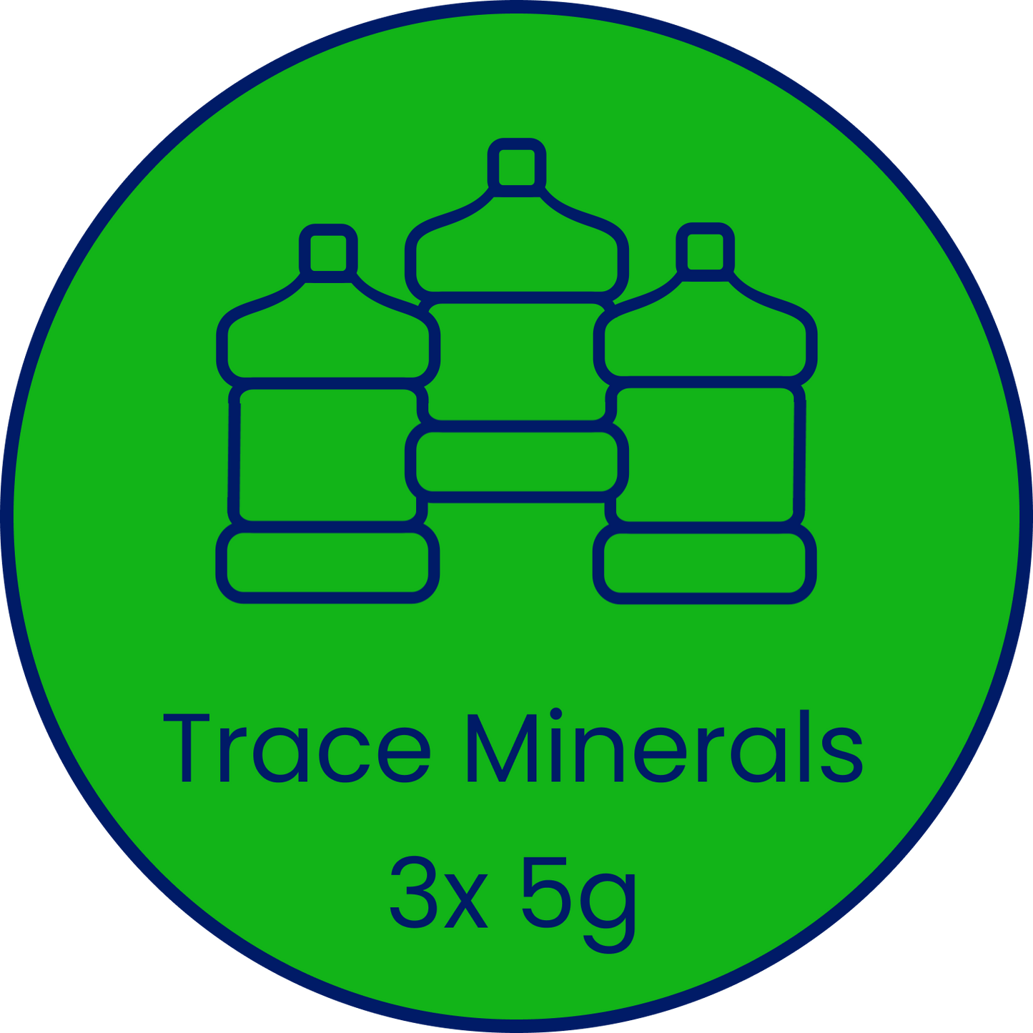 3x 5 Gallon Trace Mineral Water Delivery (15g)