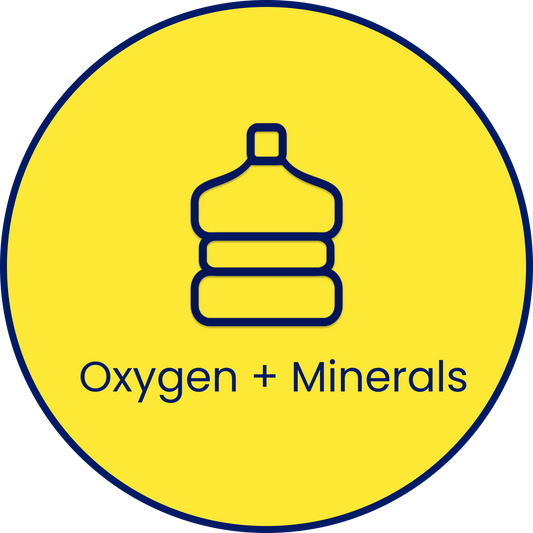 Add-on 3 Gallon Oxygen+Mineral Water