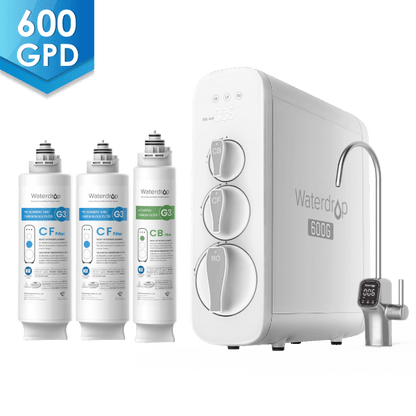 Waterdrop G3P600 Tankless Reverse Osmosis System-Combo Set