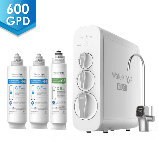 Waterdrop G3P600 Tankless Reverse Osmosis System-Combo Set