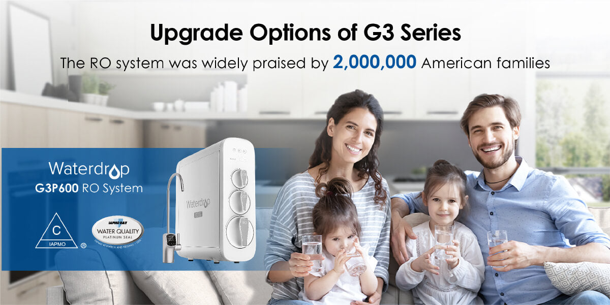 Waterdrop G3P600 Tankless Reverse Osmosis System-Combo Set