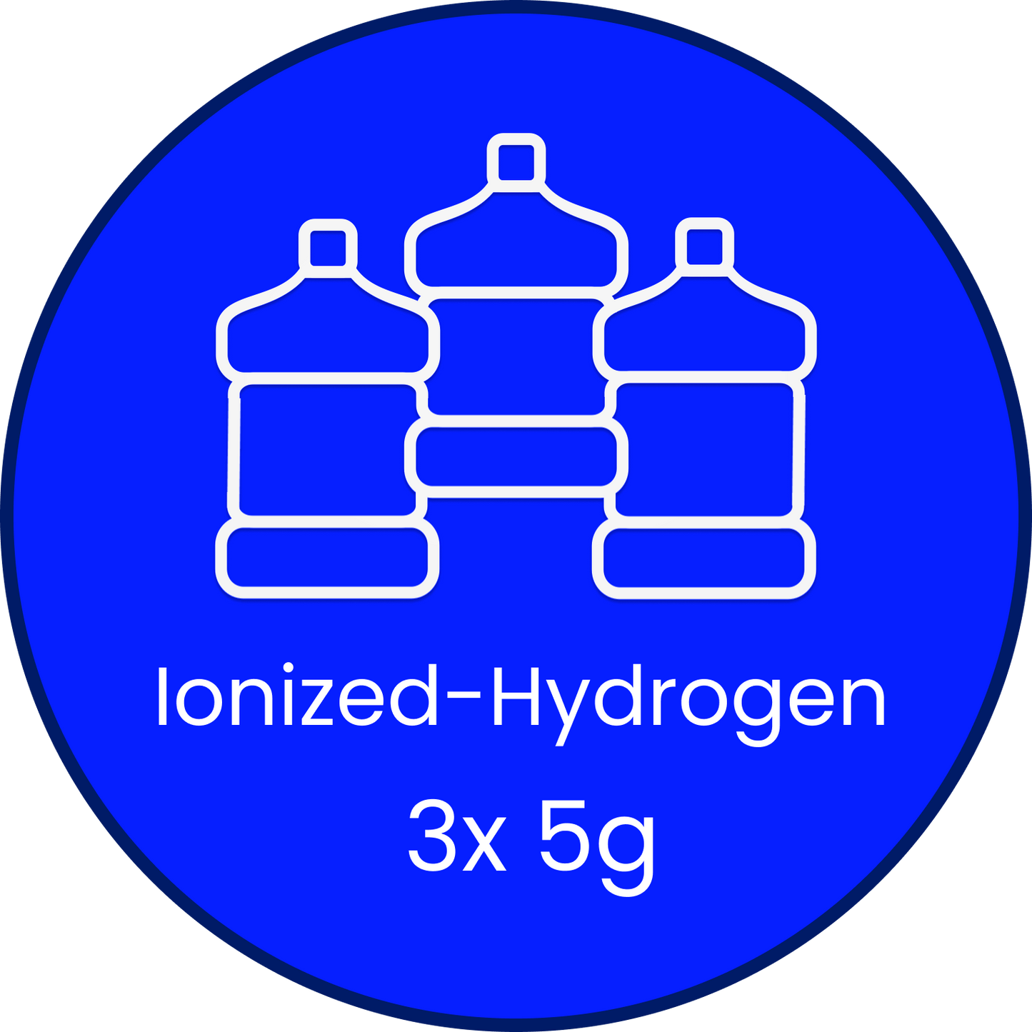 3x 5 Gallon Ionized-Hydrogen Water Delivery (15g)