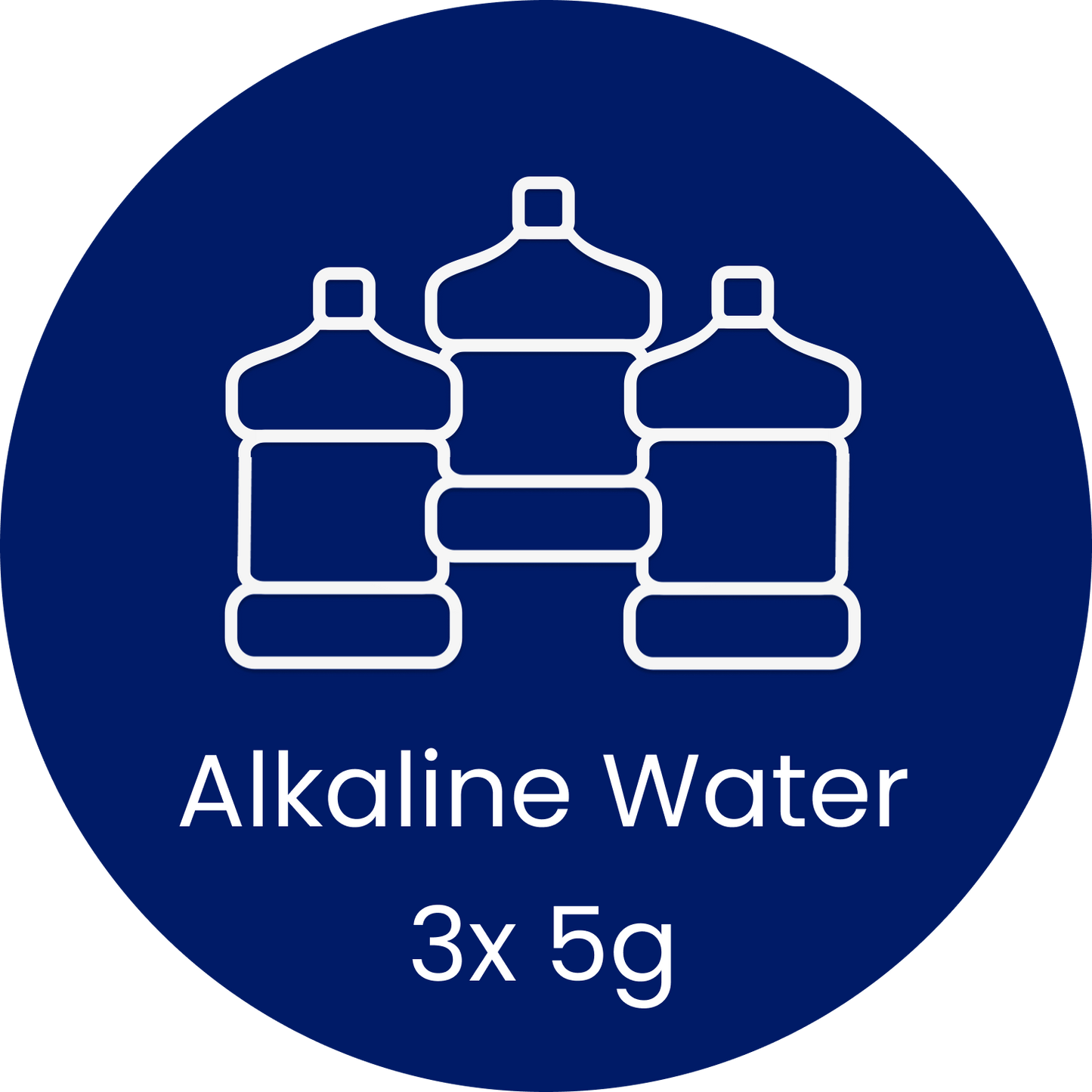 3x 5 Gallon Alkaline Water Delivery (15g)