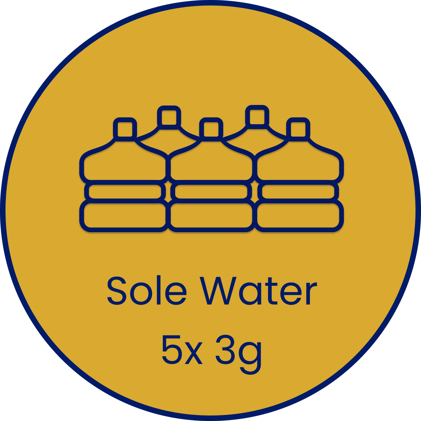 5x 3 Gallon Solé Electrolyte Water Delivery (15g)