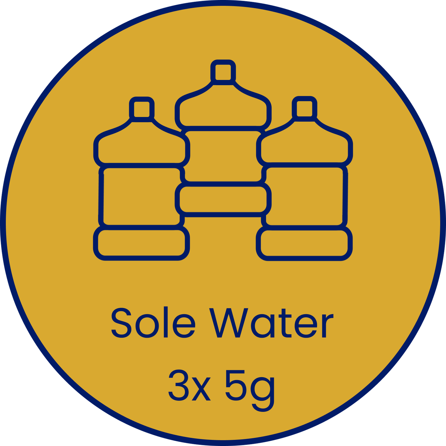 3x 5 Gallon Solé Electrolyte Water Delivery (15g)