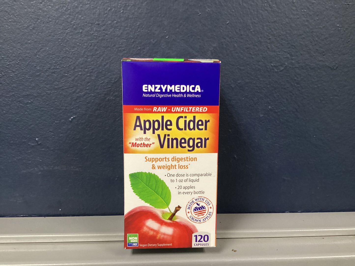 Enzymedica Apple Cider Vinegar 120 Capsules