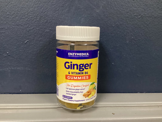 Enzymedica Ginger & Vitamin B6 60 Gummies