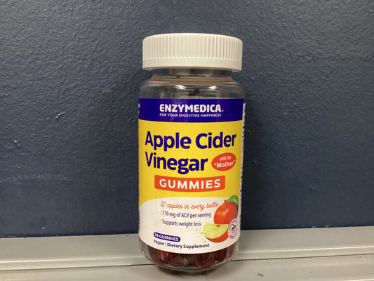 Enzymedica Apple Cider Vinegar 74 Gummies